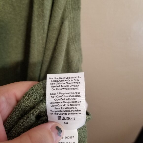 NEW Time & True Twist Front Tank, XXXL (22), Olive Green - Picture 7 of 8